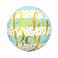 18" Mavi Bebek Yuvarlak Folyo Balon