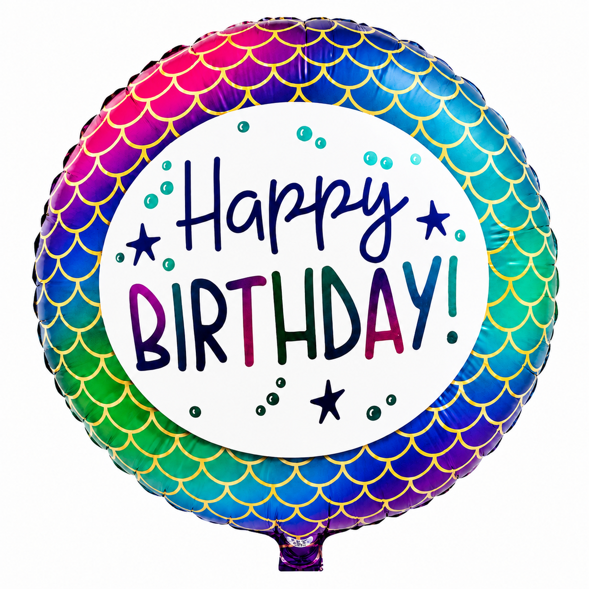 18" Deniz Temalı Yuvarlak Folyo Balon