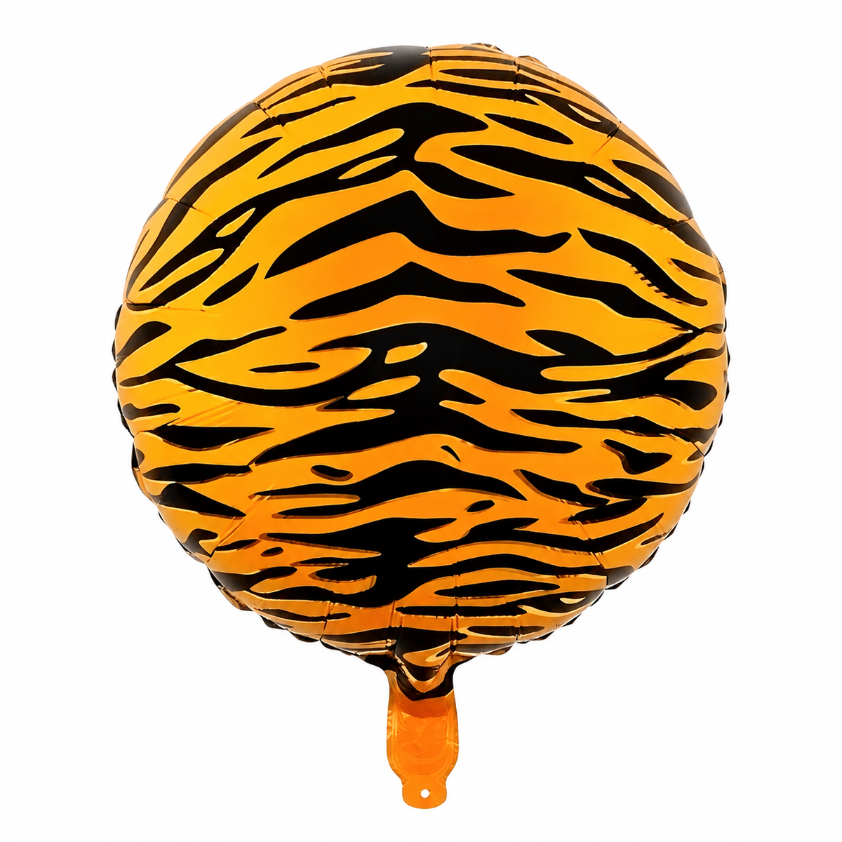 18" Kaplan Desenli Yuvarlak Folyo Balon