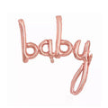 Rose Baby Birleşik Yazı Folyo Balon