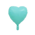 Makaron Turkuaz Kalp Folyo Balon