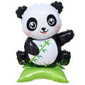 Ayaklı Kamışlı Panda Folyo Balon