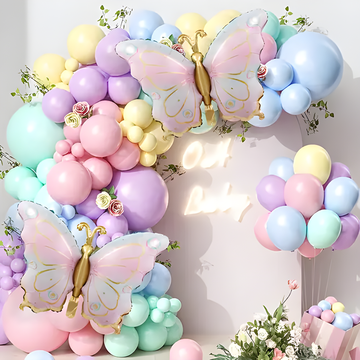 Rose Kelebek Folyo Balon