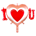 I Love U Yazı Folyo Balon