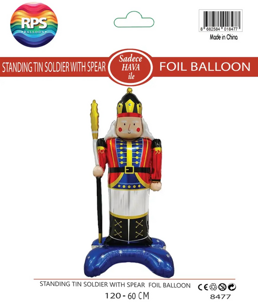 Ayaklı Mızraklı Kurşun Asker Folyo Balon