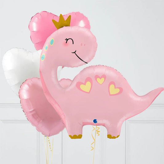 Pembe Dinozor Folyo Balon