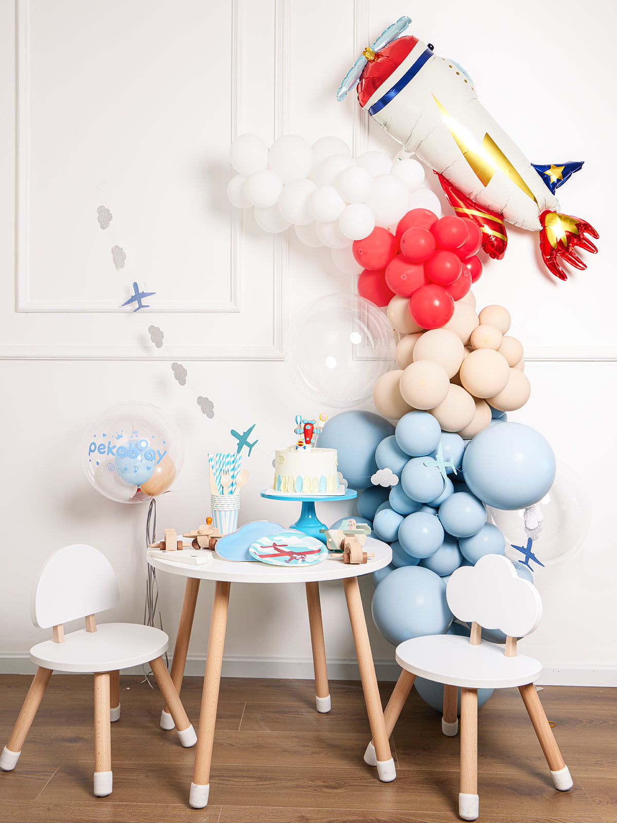 Model Uçak Folyo Balon