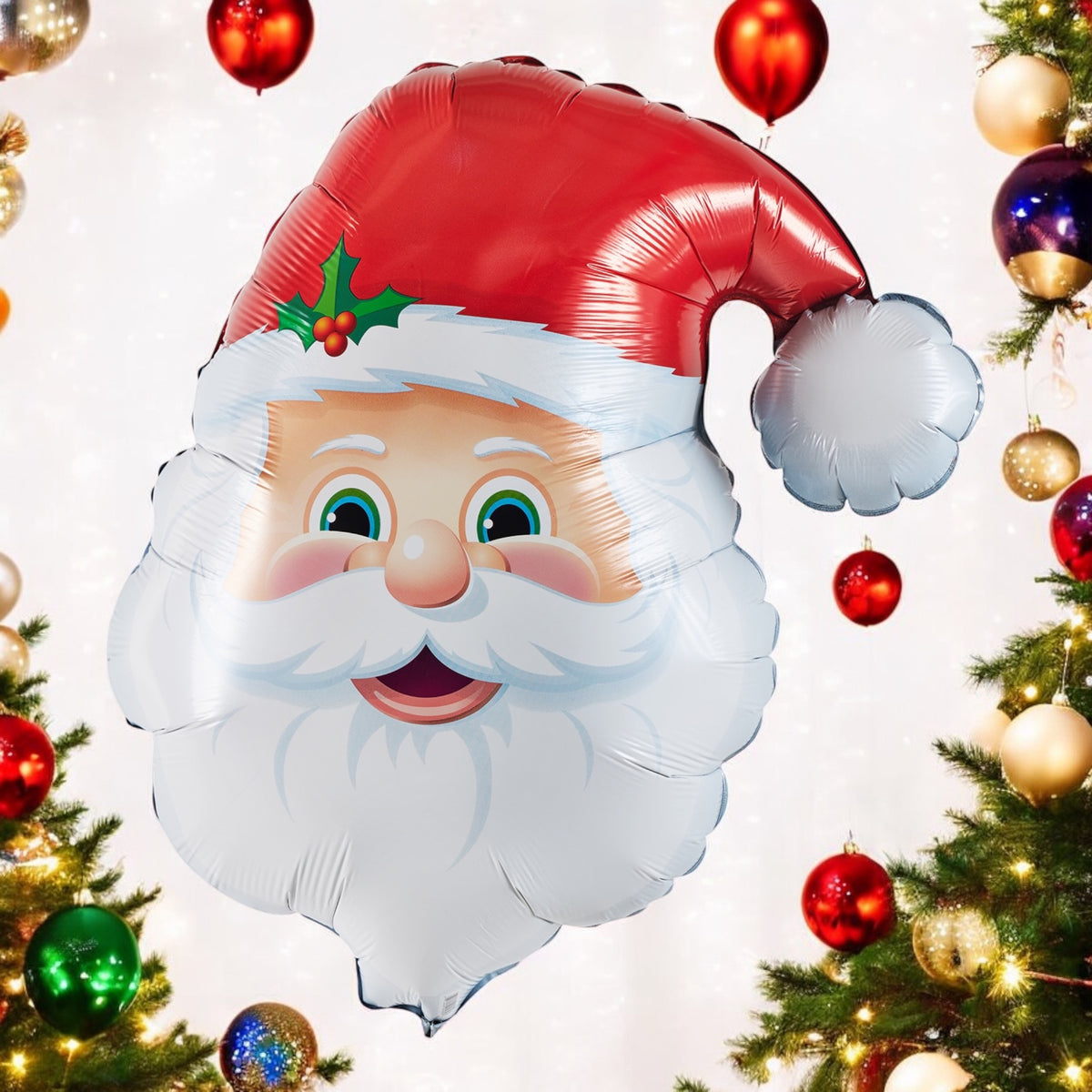 Noel Baba Kafa Folyo Balon