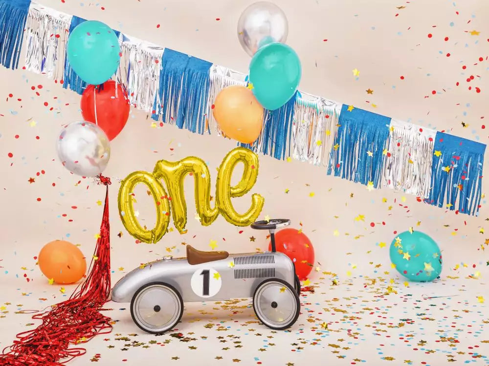 Gold One Birleşik Yazı Folyo Balon