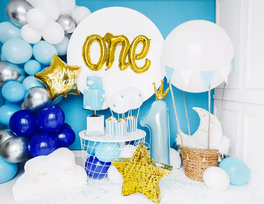 Gold One Birleşik Yazı Folyo Balon