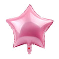 18" Pembe Yıldız Folyo Balon 10'lu Paket