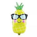 Gözlüklü Ananas Folyo Balon