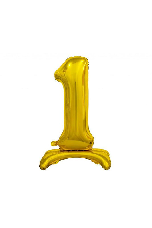 Ayaklı 32" Gold Rakam Folyo Balon - 1