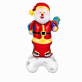 Ayaklı Büyük Noel Baba Folyo Balon