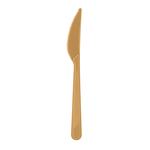Plastik Bıçak Gold 25'li