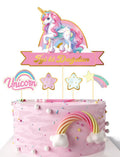 Pasta Üstü Süs Unicorn 5'li