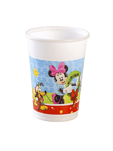 Karton Bardak Minnie Yılbaşı 8'li