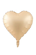 18" Saten Karamel Kalp Folyo Balon 50'li Paket