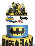 Pasta Üstü Süs Batman 5'li