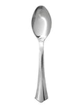 Plastik Kaşık Metal Görünümlü 20'li