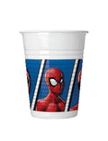 Plastik Bardak Spiderman 8'li