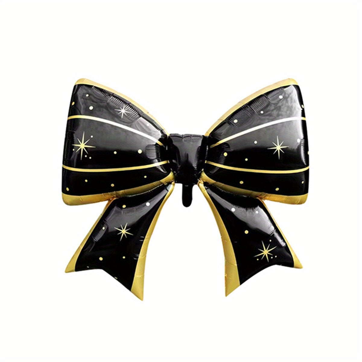 Siyah Gold Fiyonk Folyo Balon