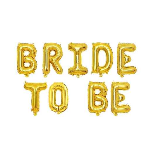 16" Gold Bride To Be Folyo Balon