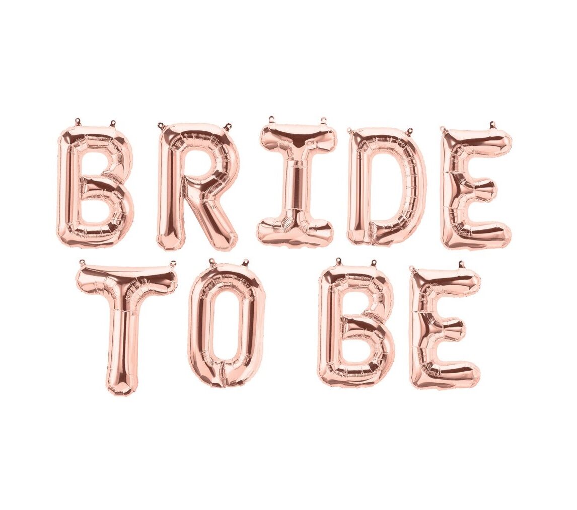 16" Bronze Bride To Be Folyo Balon