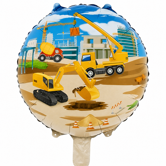 18" İnşaat Yuvarlak Folyo Balon