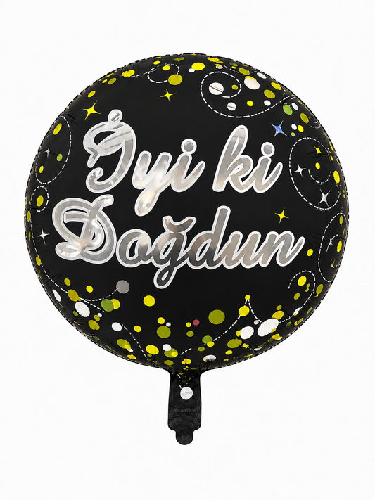 18" Yuvarlak Folyo Balon Model 6