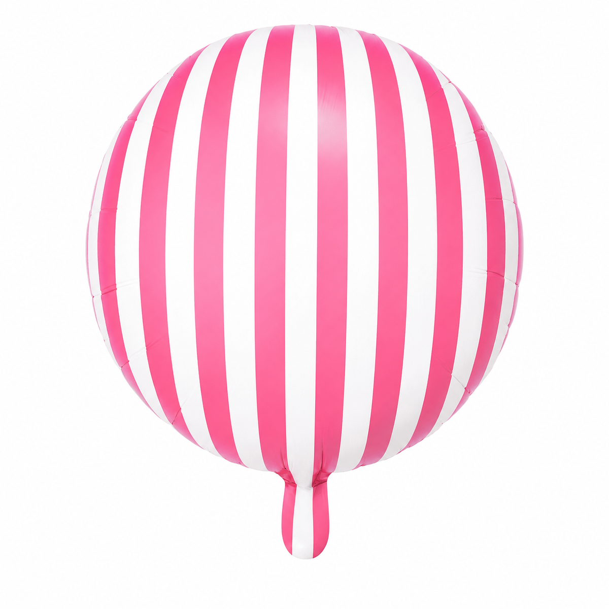 18" Pembe Beyaz Yuvarlak Folyo Balon
