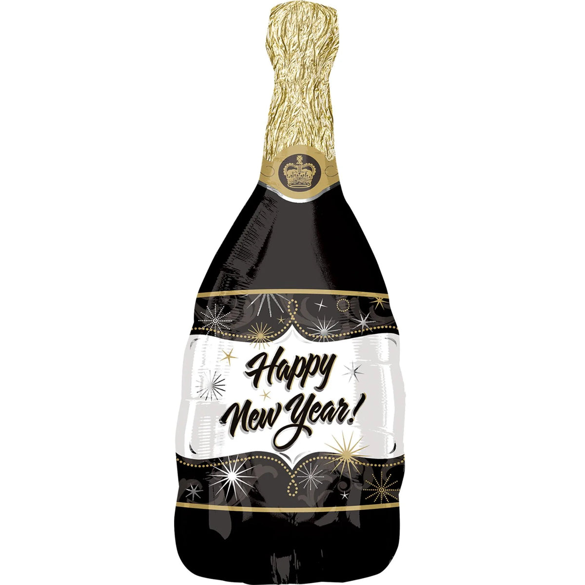 Happy New Year Şişe Folyo Balon