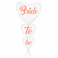 40" Bride To Be Dikine Kalp Folyo Balon