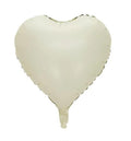 18" Saten Krem Kalp Folyo Balon 50'li Paket