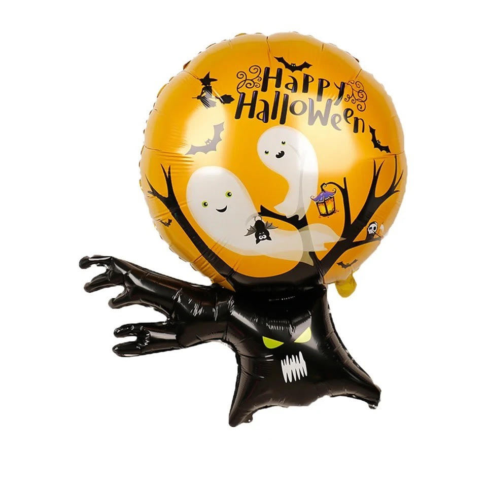 Happy Halloween Ağaç Folyo Balon