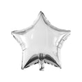 10" Gümüş Yıldız Folyo Balon 50'li Paket