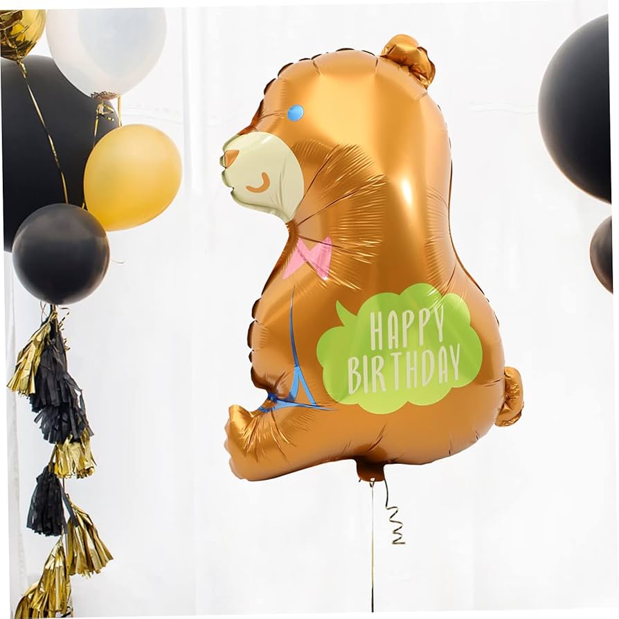 Ayı Happy Birthday Folyo Balon