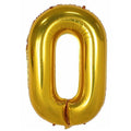 34" Gold Rakam Folyo Balon