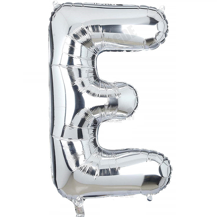 40" Gümüş Harf Folyo Balon - E