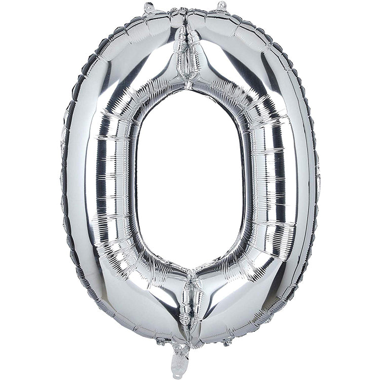 40" Gümüş Harf Folyo Balon - O