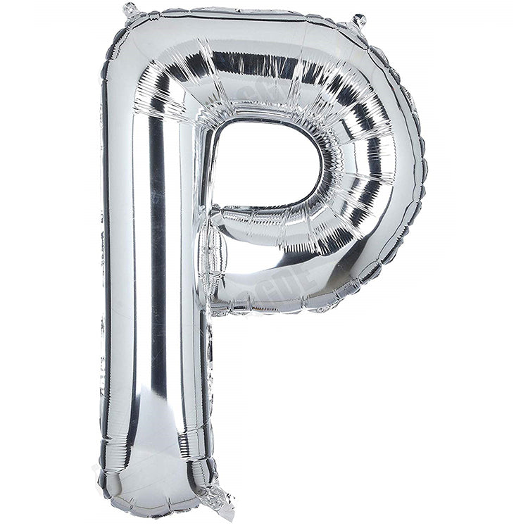 34" Gümüş Harf Folyo Balon - P