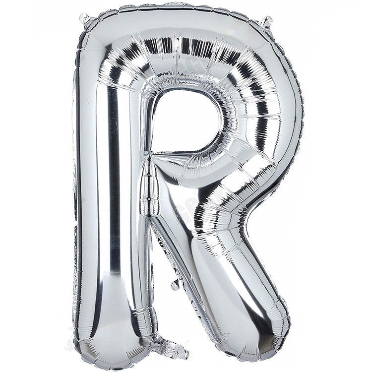 40" Gümüş Harf Folyo Balon - R