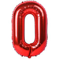40" Kırmızı Rakam Folyo Balon