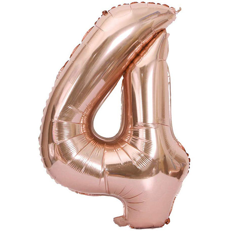 40" Bronze Rakam Folyo Balon - 4