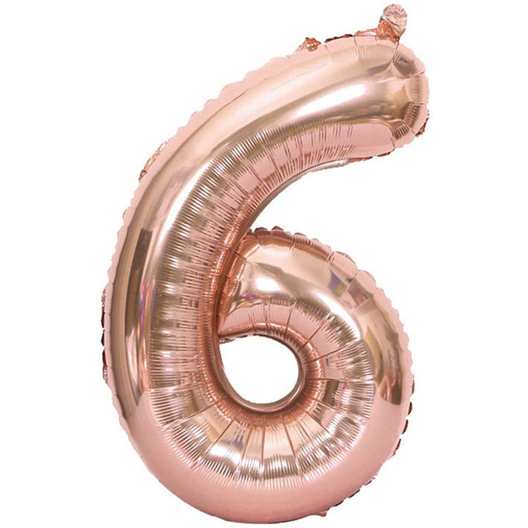 40" Bronze Rakam Folyo Balon - 6