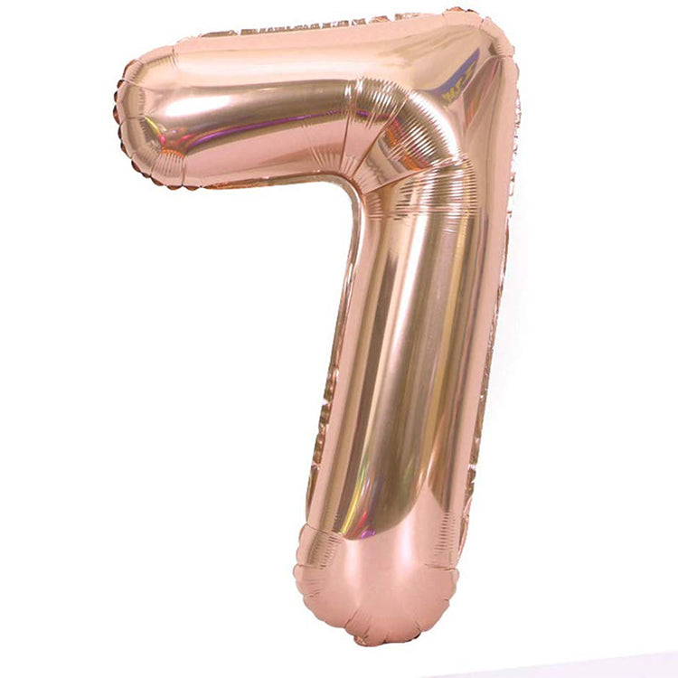 40" Bronze Rakam Folyo Balon - 7