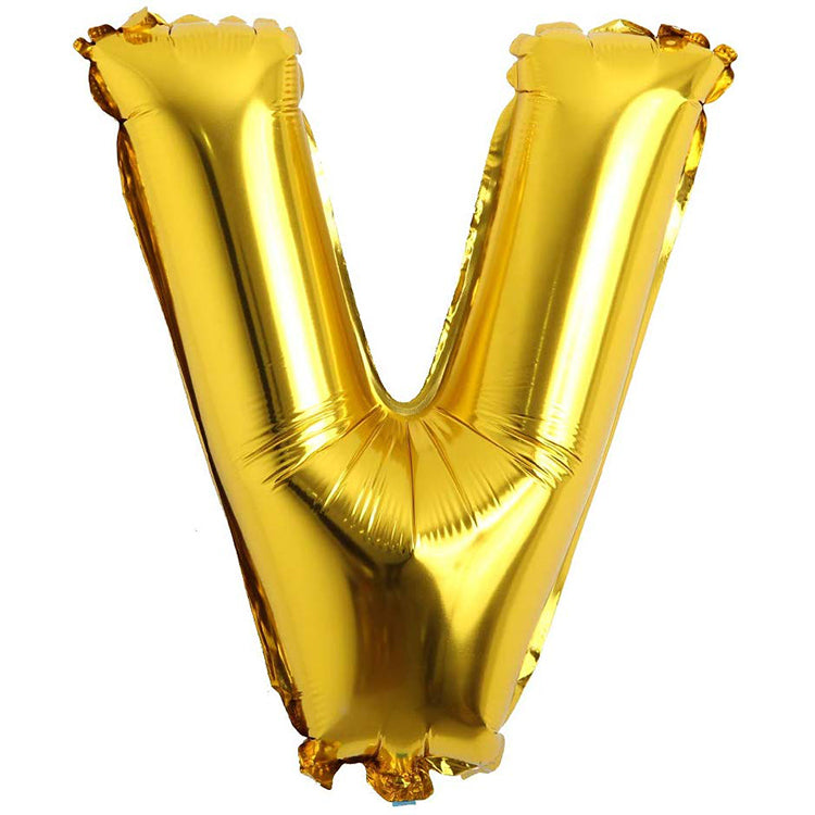16" Gold Harf Folyo Balon - V