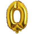 16" Gold Rakam Folyo Balon