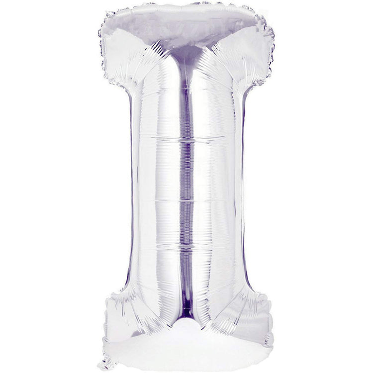 16" Gümüş Harf Folyo Balon - I