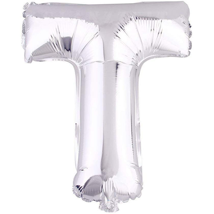 16" Gümüş Harf Folyo Balon - T